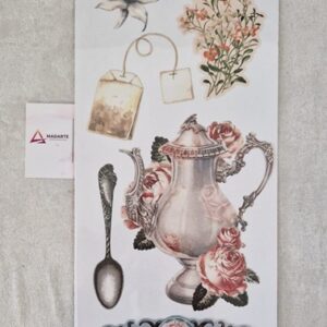 TRANSFER CHÁ 30X15 CM