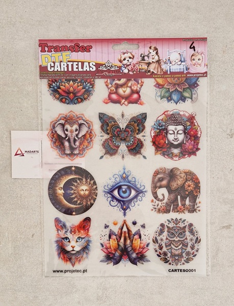 TRANSFER DTF CARTELAS ESOTÉRICO