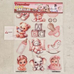 TRANSFER DTF CARTELAS MENINA