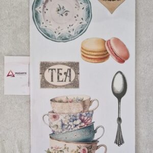 TRANSFER CHÁ 30X15 CM