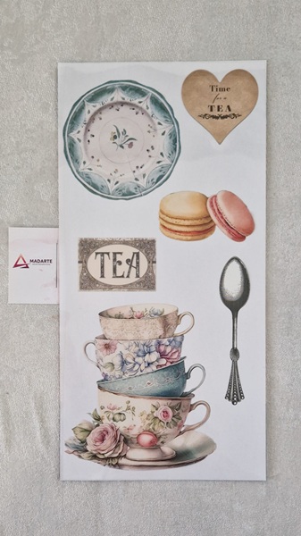 TRANSFER CHÁ 30X15 CM