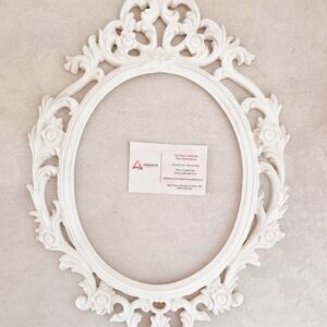 POLIURETANO| MARCO EM RESINA OVAL  39X28CM