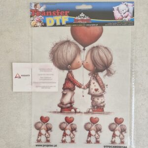 TRANSFER DTF A4  DOCE AMOR