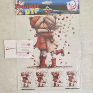 TRANSFER DTF A4  DOCE AMOR