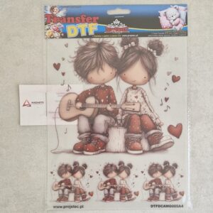 TRANSFER DTF A4  DOCE AMOR