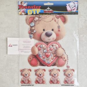 TRANSFER DTF A4 URSINHOS AMOROSOS