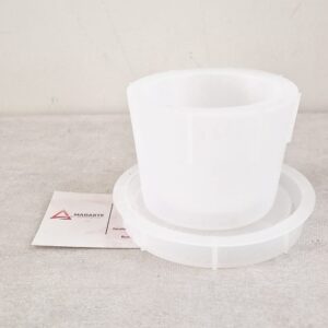 MOLDE DE SILICONE| VASO COM TAMPA  8CM DIAM. X 6CM ALT.