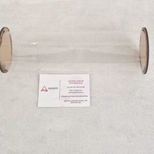 EMBALAGEM EM ACETATO COM TAMPA  23X7.5CM