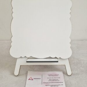 CAVALETE FLORENÇA GRANDE 20CM PLACA 15CM