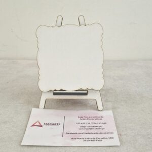 CAVALETE FLORENÇA MINI 10CM PLACA 7.5CM
