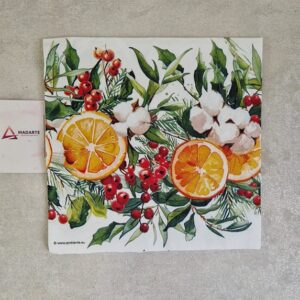 GUARDANAPO| LARANJA E ALGODÃO