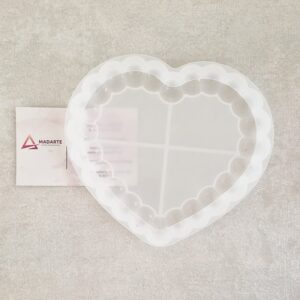MOLDE DE SILICONE| BASE CORAÇÃO  14X13CM