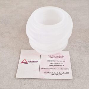 MOLDE DE SILICONE| VASO IRREGULAR  6.5CM DIAM. X 7CM ALT.