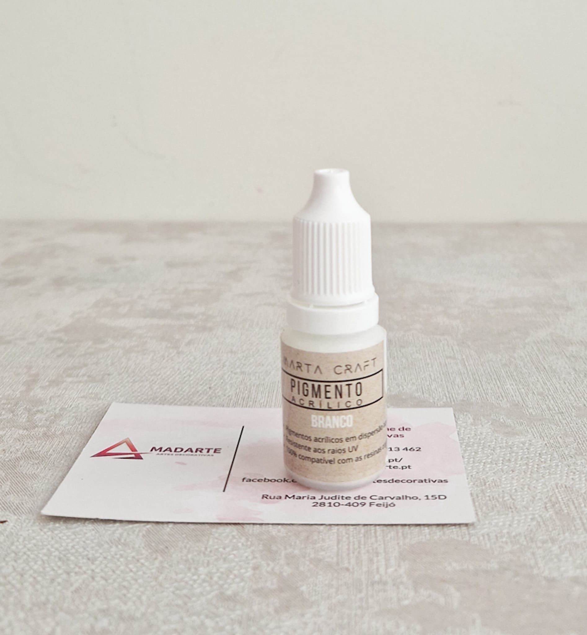 PIGMENTO RESINA ORGANICA BRANCO 10ML