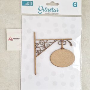 ARTIS DECOR| SINAL COM PLACA OVAL