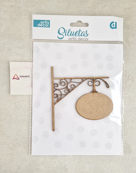 ARTIS DECOR| SINAL COM PLACA OVAL