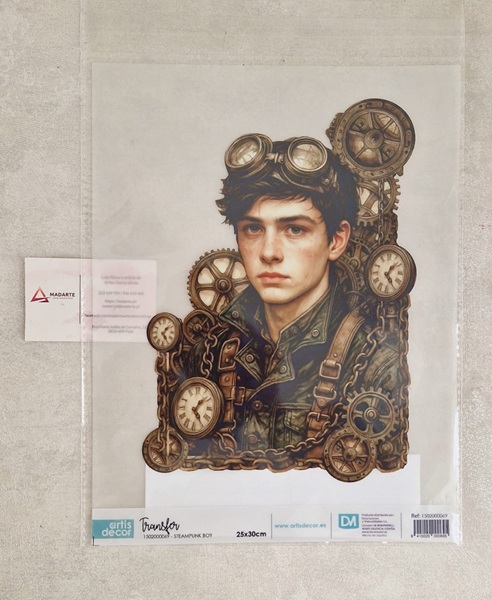 ARTIS DECOR| TRANSFER STEAMPUNK 25X30CM