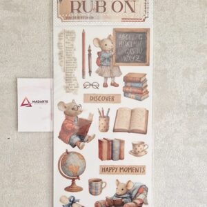 STAMPERIA| RUB ON FAMILY 10.16X21.6CM