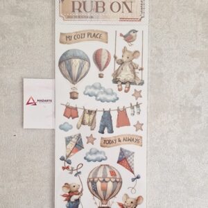 STAMPERIA| RUB ON FAMILY 10.16X21.6CM