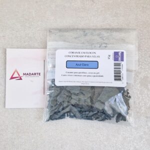 CORANTE EM FLOCOS PARA VELAS 15GR AZUL CLARO