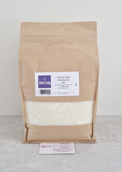CERA DE SOJA NATURAL BAIXO PONTO DE FUSÃO GRANULADA ( BPF) 2KG - COPO