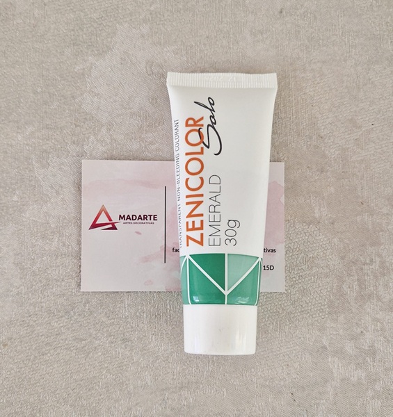 ZENICOLOR| CORANTE SABONETE TRANSPARENTE ESMERALD 30G