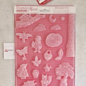 STAMPERIA| MOLDE PVC A4  HIDDEN GROVE