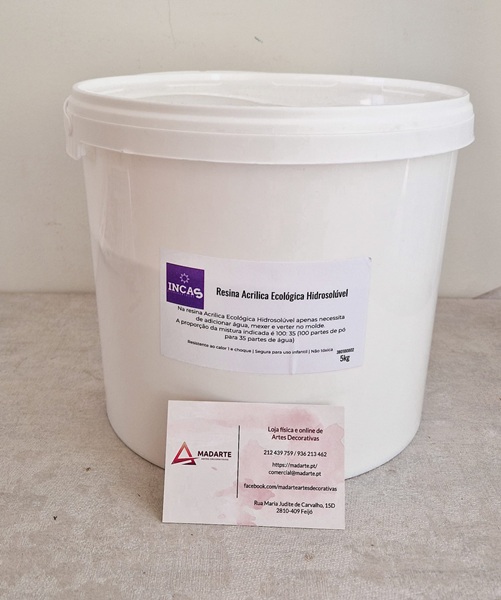 RESINA ACRILICA ECOLÓGICA HIDROSOLÚVEL- 5KG