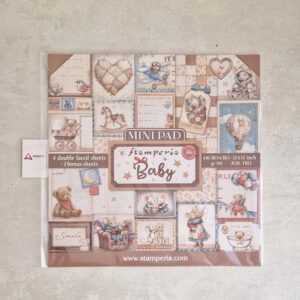 STAMPERIA| BLOCO SCRAPBOOKING MINI PAD BABY  30.5X30.5CM