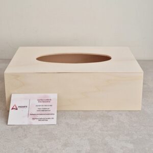 MADEIRA| CAIXA PARA LENÇOS  25.5X14X8CM