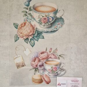 TRANSFER CHÁ  30X20 CM