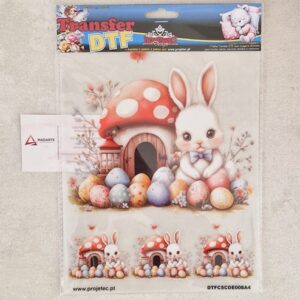 PROJETEC| TRANSFER DTF COELHO DE PÁSCOA A4