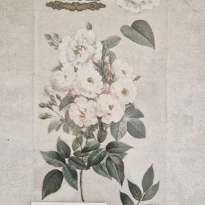 TRANSFER FLORES  30X15 CM