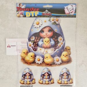 PROJETEC| TRANSFER DTF GNOMO DE PÁSCOA  A4