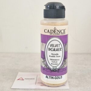 CADENCE| PÓ DE VELUDO  DOURADO  120ML
