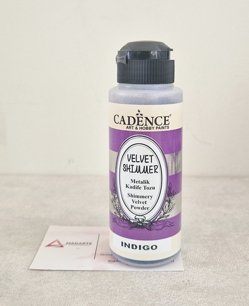 CADENCE| PÓ DE VELUDO BRILHANTE AZUL 120ML