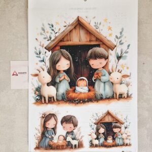 TRANSFER PRO PRESÉPIO 21X29CM