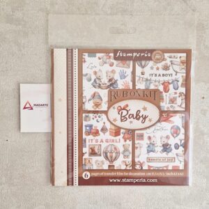 STAMPERIA| RUB ON KIT  BABY  15.5X15.5CM