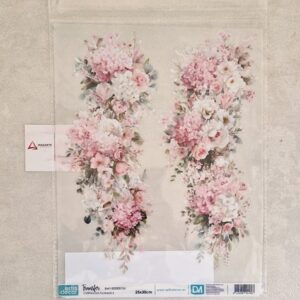 ARTIS DECOR| TRANSFER FLORES  25X30CM