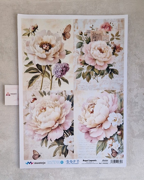 PAPEL DE ARROZ SOFT A3- 5952- 30X41CM