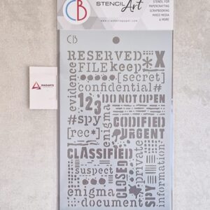 STENCIL| CIAOBELLA 14.5X23.5CM