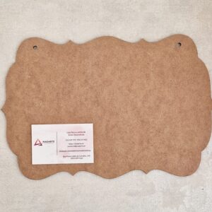 MDF| PLACA COM FUROS 30X20CM