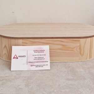MADEIRA| CAIXA OVAL  27X14X6.4CM