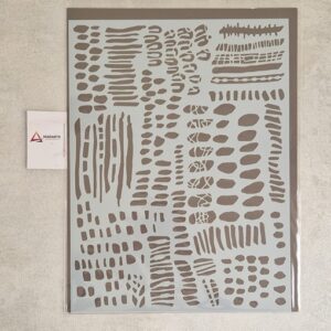 STENCIL| MISS STENCIL 21X28CM  MNL015