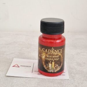 CADENCE| TINTA METÁLICA PARA VELA VERMELHO 50ML