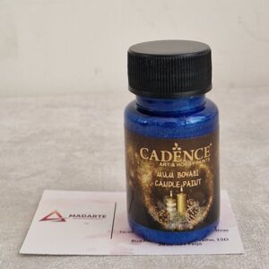 CADENCE| TINTA METÁLICA PARA VELA AZUL 50ML