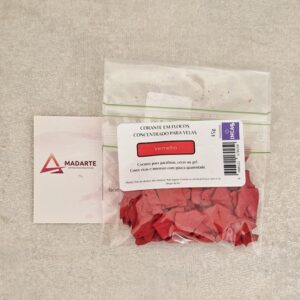 CORANTE EM FLOCOS PARA VELAS 15GR VERMELHO
