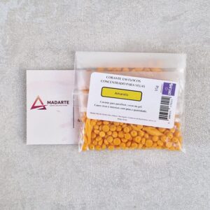 CORANTE EM FLOCOS CONCENTRADO PARA VELAS AMARELO  15G