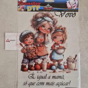 PROJETEC| TRANSFER DTF  MÃE  0011 A4