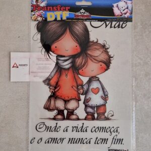 PROJETEC| TRANSFER DTF 0012 MÃE  A4